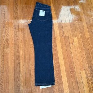 Reformation Jax Stretch High Rise Straight Jeans Blue - Size 30